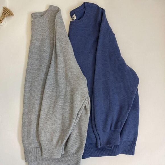 Crewneck mens Sweater Bundle of 2 - Picture 1 of 8